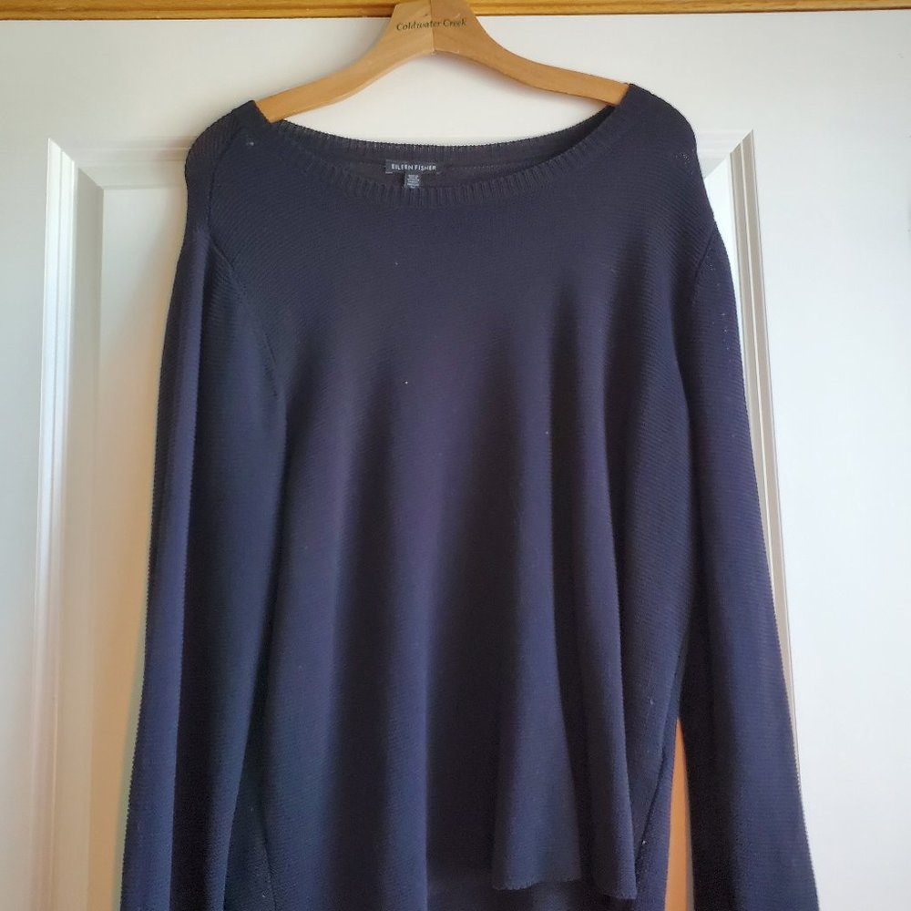 EIleen Fisher Black Knit Tunic